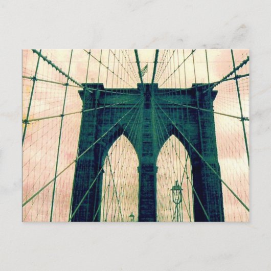 Carte Postale pont brooklyn horiz (Devant)