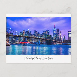 Carte Postale Pont Brooklyn, New York