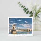 Carte Postale Pont Chaîne - Budapest (Debout devant)