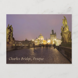 Carte Postale Pont Charles, Prague photo souvenir