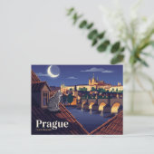 Carte Postale Pont Charles République tchèque (Debout devant)