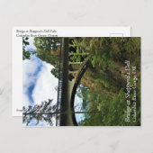 Carte Postale Pont chez Shepbers Dell, Oregon (Devant / Derrière)