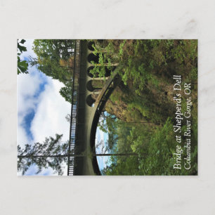 Carte Postale Pont chez Shepbers Dell, Oregon
