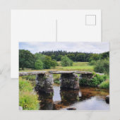 Carte Postale Pont Clapper Deux Ponts Dartmoor (Devant / Derrière)