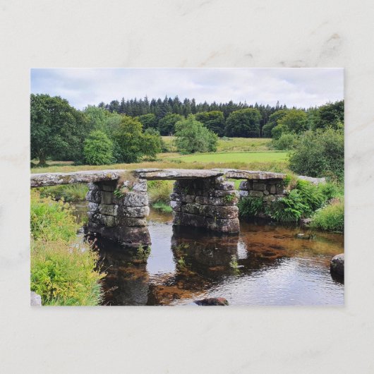 Carte Postale Pont Clapper Deux Ponts Dartmoor (Devant)