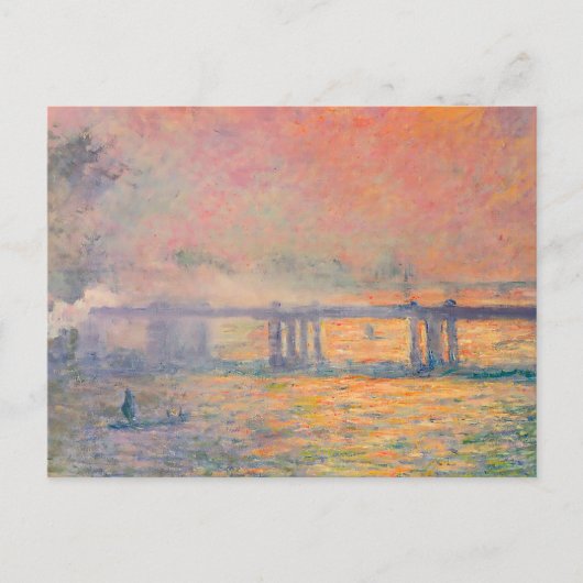 Carte Postale Pont Claude Monet Charing Cross (Devant)
