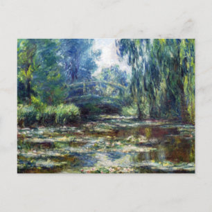 Carte Postale Pont Claude Monet Sur L'Eau Lily Pond