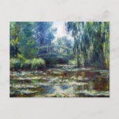 Carte Postale Pont Claude Monet Sur L'Eau Lily Pond (Devant)