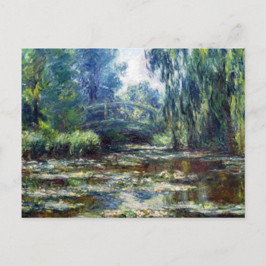Carte Postale Pont Claude Monet Sur L'Eau Lily Pond (Devant)