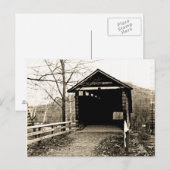 Carte Postale Pont couvert (Devant / Derrière)
