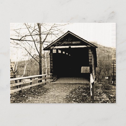 Carte Postale Pont couvert (Devant)