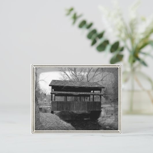 Carte Postale Pont couvert (Debout devant)