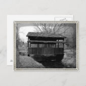 Carte Postale Pont couvert (Devant / Derrière)