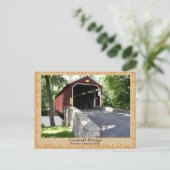 Carte Postale Pont couvert (Debout devant)