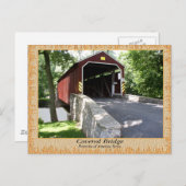 Carte Postale Pont couvert (Devant / Derrière)