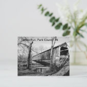 Carte Postale Pont couvert (Debout devant)