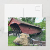Carte Postale Pont couvert (Devant / Derrière)