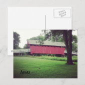 Carte Postale Pont couvert (Devant / Derrière)