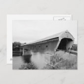 Carte Postale Pont couvert Cornish-Windsor (Devant / Derrière)