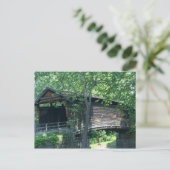 Carte Postale Pont couvert de bosse (Debout devant)