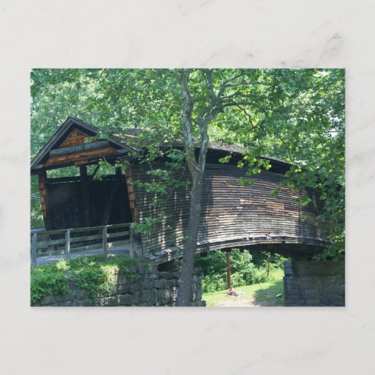 Carte Postale Pont couvert de bosse (Devant)
