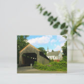 Carte Postale Pont couvert de Conway Burkeville (Debout devant)