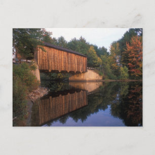 Carte Postale Pont couvert de Greenfield New Hampshire