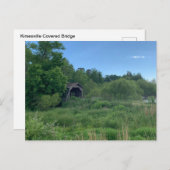 Carte Postale Pont couvert de Kimesville (Devant / Derrière)