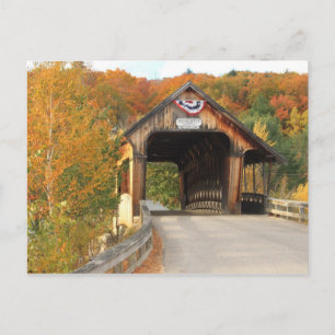 Carte Postale Pont couvert de la rivière Squam Ashland