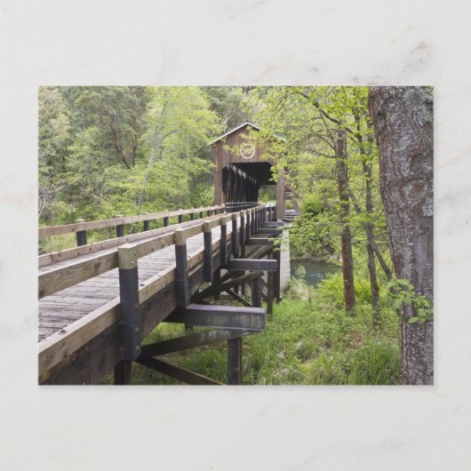 Carte Postale pont couvert de McKee, Jacksonville, Oregon (Devant)