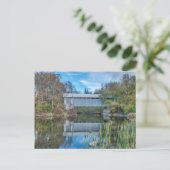 Carte Postale Pont couvert de Milby (Debout devant)