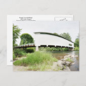 Carte Postale Pont couvert de Pengra (Devant / Derrière)