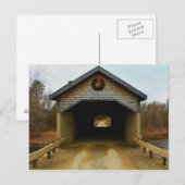 Carte Postale Pont couvert de Robyville, Corinth, Maine I (Devant / Derrière)