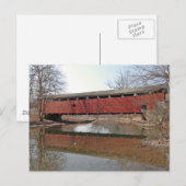 Carte Postale Pont couvert de Schnecksville (Devant / Derrière)