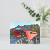 Carte Postale Pont couvert de Taftsville, Vermont (Debout devant)