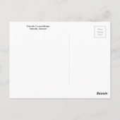 Carte Postale Pont couvert de Taftsville, Vermont (Dos)