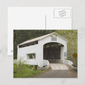 Carte Postale Pont couvert de Wild Cat, comté de Lane, Oregon (Devant / Derrière)