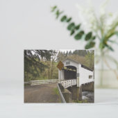 Carte Postale Pont couvert de Wild Cat, comté de Lane, Oregon (Debout devant)