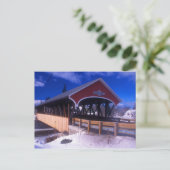 Carte Postale Pont couvert Lancaster NH (Debout devant)