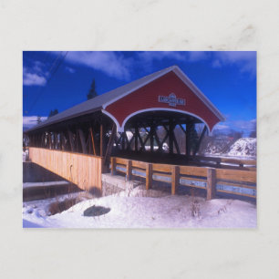 Carte Postale Pont couvert Lancaster NH