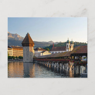 Carte Postale Pont couvert Lucerne