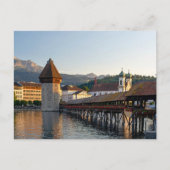 Carte Postale Pont couvert Lucerne (Devant)