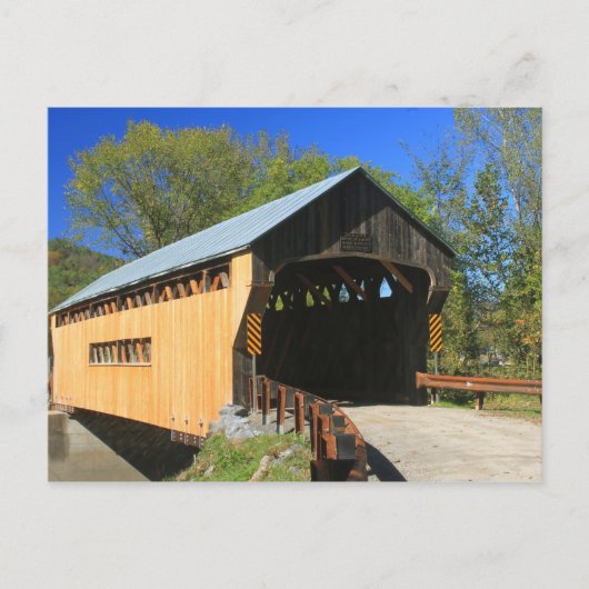 Carte Postale Pont couvert mondial Rockingham Vermont (Devant)
