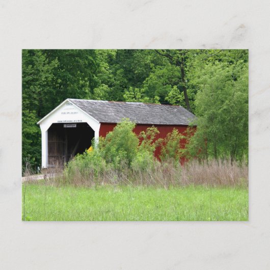 Carte Postale Pont couvert Phillips (Devant)