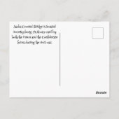 Carte Postale Pont couvert Sachs (Dos)