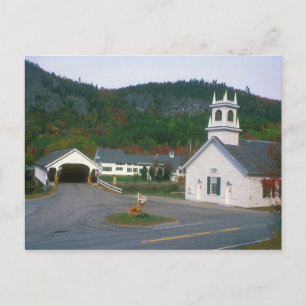 Carte Postale Pont couvert Stark Village New Hampshire