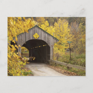 Carte Postale Pont couvert, Vermont, États-Unis 2