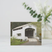 Carte Postale Pont couvert Wild Cat, comté de Lane, Oregon (Debout devant)