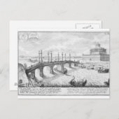Carte Postale Pont d'Aelius et du mausolée d'Hadrien (Castel S (Devant / Derrière)