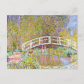 Carte Postale Pont dans le jardin de Monet Claude Monet (Devant)